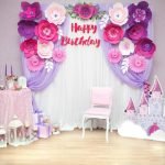 Flores en las cortinas