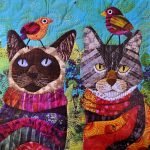 Gorriones en gatos