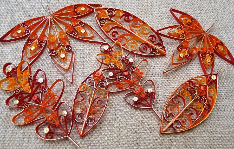 DIY papierové listy