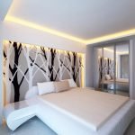 Mueble espejo en el dormitorio
