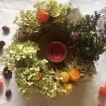 Decorar con bayas secas