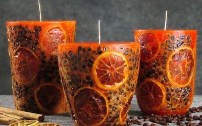 Velas de bricolaje en casa