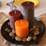 Velas multicolores