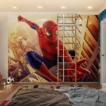 Spiderman en la pared