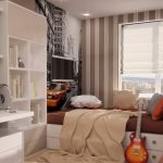 TV frente a la cama