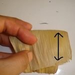 Dobla la hoja por la mitad