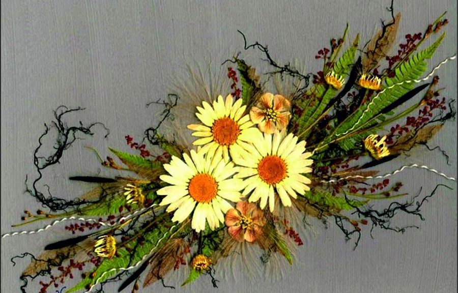 Tauler de flors seques