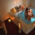 Amantes en el baño