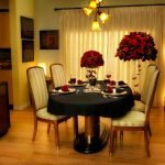 Sala de estar decorada