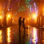 Amantes en un paseo
