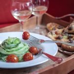 Ensalada en un plato
