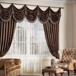 Cortinas en la sala de estar
