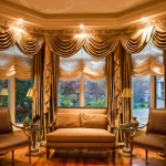 Cortinas marrones