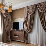 Variante de cortinas con lambrequin