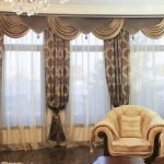 Sala de estar y cortinas