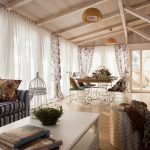 Sofá en la veranda