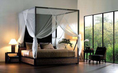 Cama con dosel: tipos y modelos