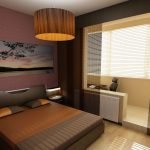 Habitación combinada con un balcón.
