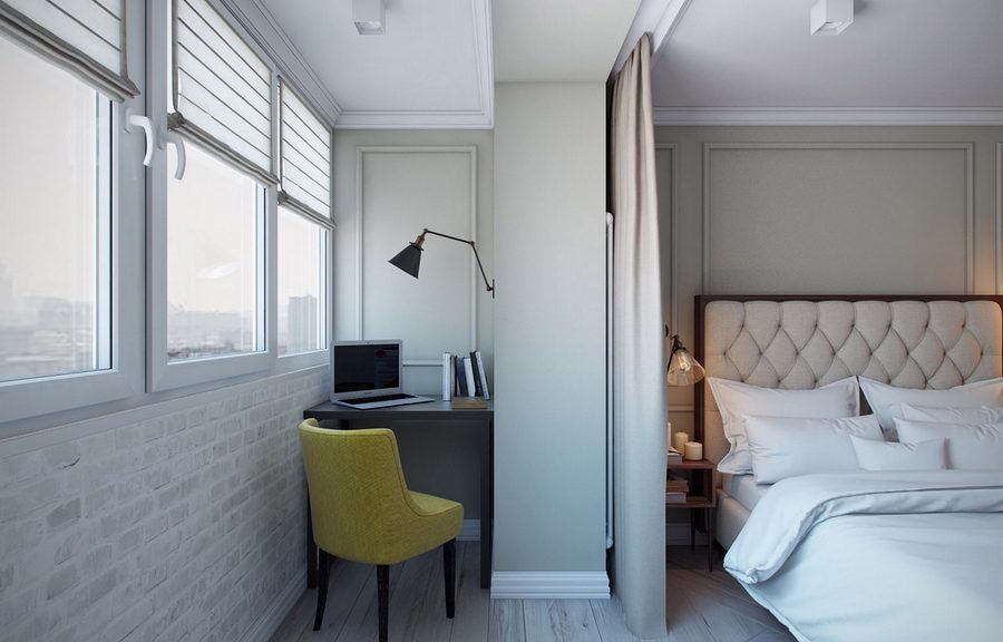 U kombinaciji balkona sa sobom