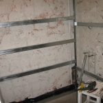 Preparación de la pared