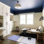 Muebles blancos en la guardería