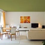 Cuadro modular en el interior.