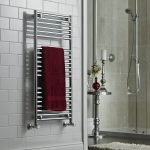 Toallero calefactado en el baño