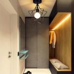 Vestidor con iluminación.