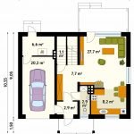 Cocina con sala