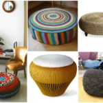 Decoración de puf