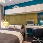 Estudio combinado con dormitorio