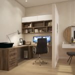 Estudio y dormitorio