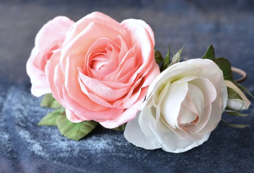 Rosa de foamiran