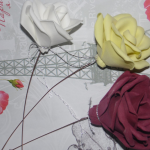 Rosas en la pierna