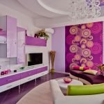 Papel pintado lila
