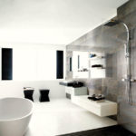 Baño gris