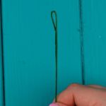 Haciendo un lazo de alambre