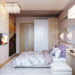Foto papel tapiz en el dormitorio