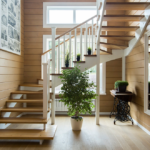 Escalera en el vestíbulo