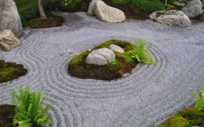 Jardín de rocas japonés