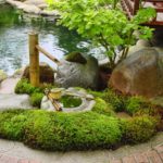 Piedras junto al estanque