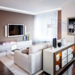 Interior con biochimenea