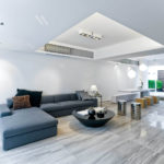 Piso de mármol en el interior