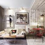 Sala de estar con comedor