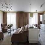Muebles blancos en la cocina.