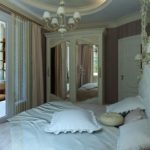Cama grande en la habitación