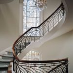 Vidrieras en las escaleras