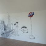 Pintura en la pared