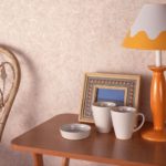 Lámpara sobre la mesa