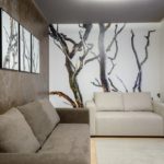 Cortinas blancas en la ventana